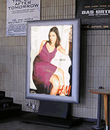 cartellonistica outdoor /indoor con 10 manifesti pubblicitari da 2 MQ